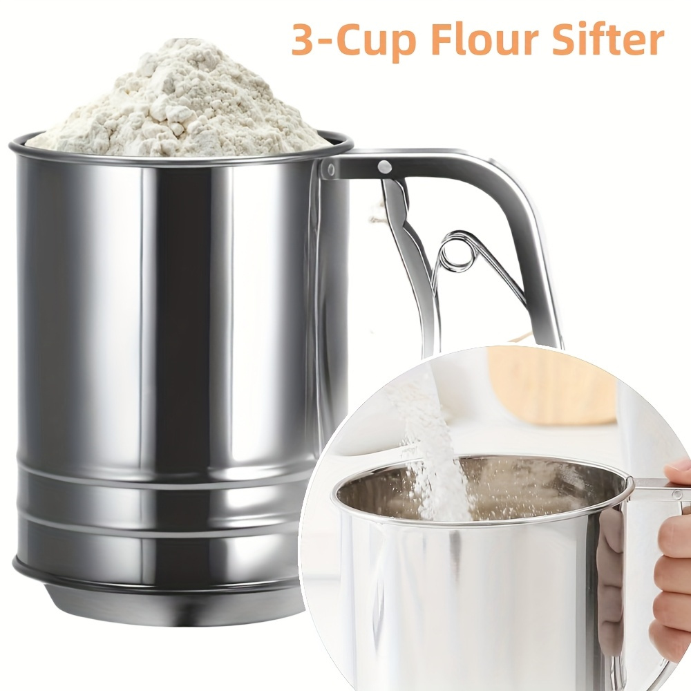 Baking Powder Kitchen - 1/2pcs Stainless Steel Flour Sifter One