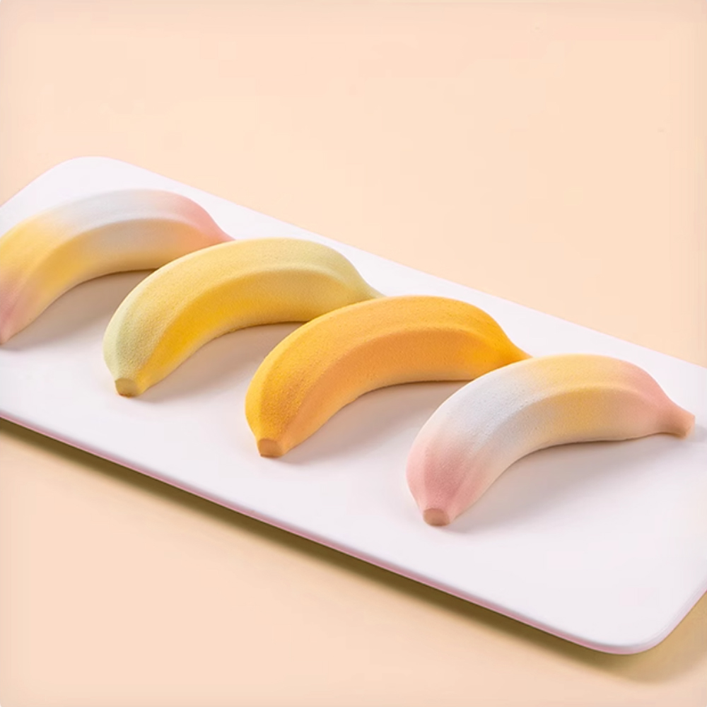 Kitchen Baking Gadgets - 6 or 12 Cells Banana Design
