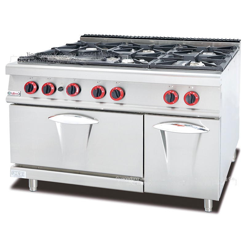 Kitchen With Baking Area - Jie Guan GH-797A Commercial Kitchen Stove