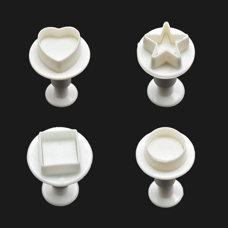 Kitchen Baking Gadgets - 12PCS/Set Spring Cookie Shaping Mold Heart