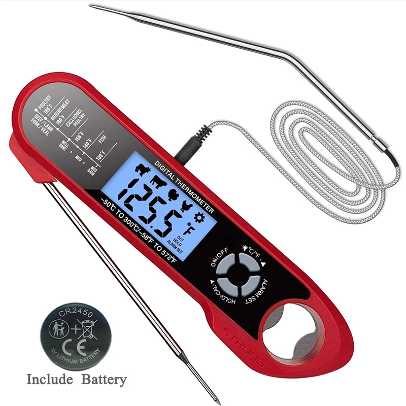 Kitchen Equipment For Baking - Meat Thermometer Dual-Probe Digital Kitchen Cooking
