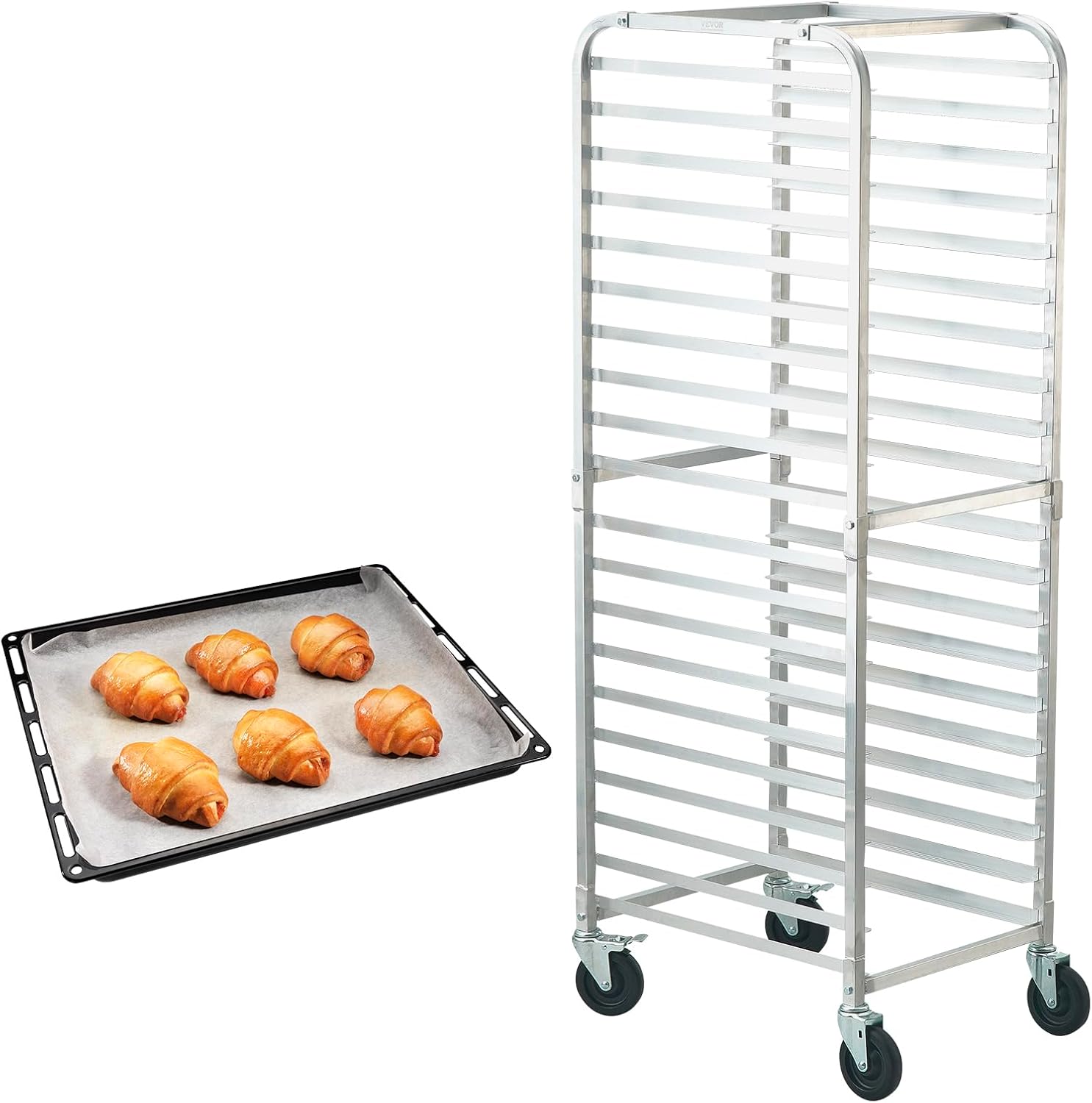 Kitchen Baking Trolley - Twenty Tier Commercial Bun Pan Rack