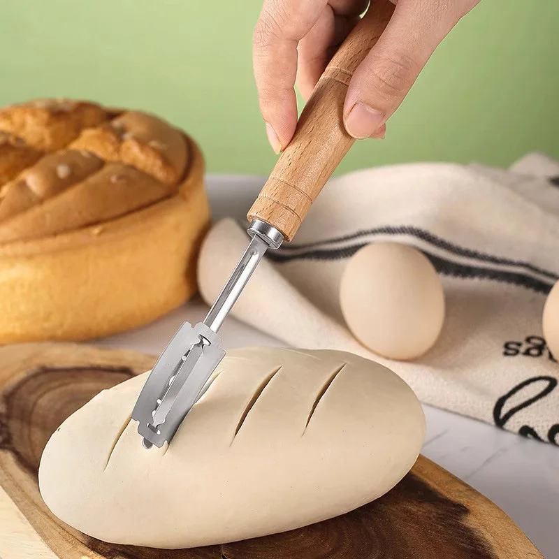 Bakers dough Bread Pastry Cutt - Dough Scraper Curved recension och pris