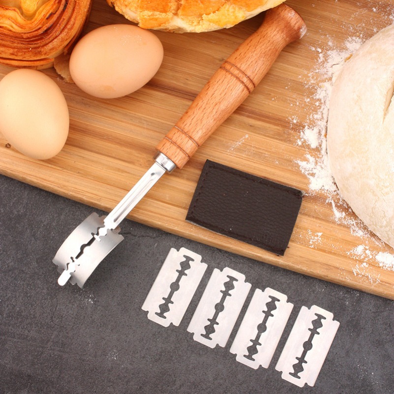 Dough Bread Pastry Cutter with - Dough Scraper Curved recension och pris