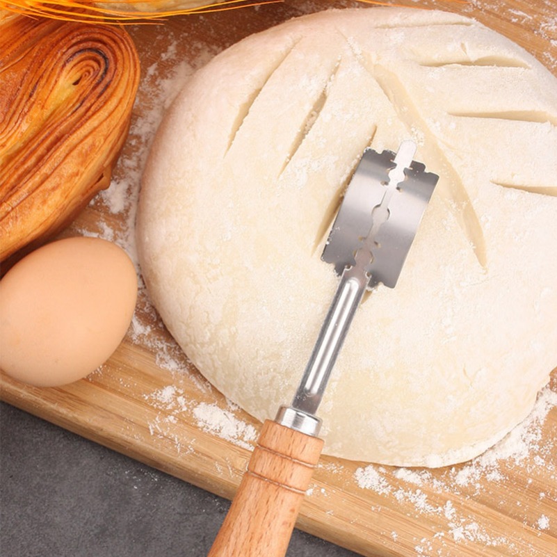 Dough Bread Pastry Cutter with - Dough Scraper Curved recension och pris