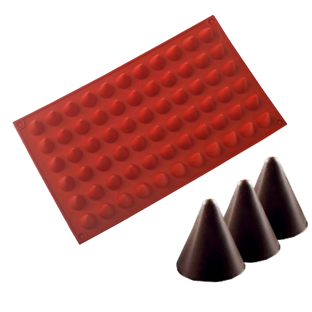 66-Cells Cone Chocolate Baking - Kitchen Equipment For Baking recension och pris