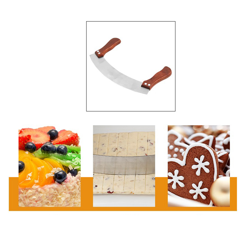 1pc Double Handle Nougat Cutte - Kitchen Equipment For Baking recension och pris