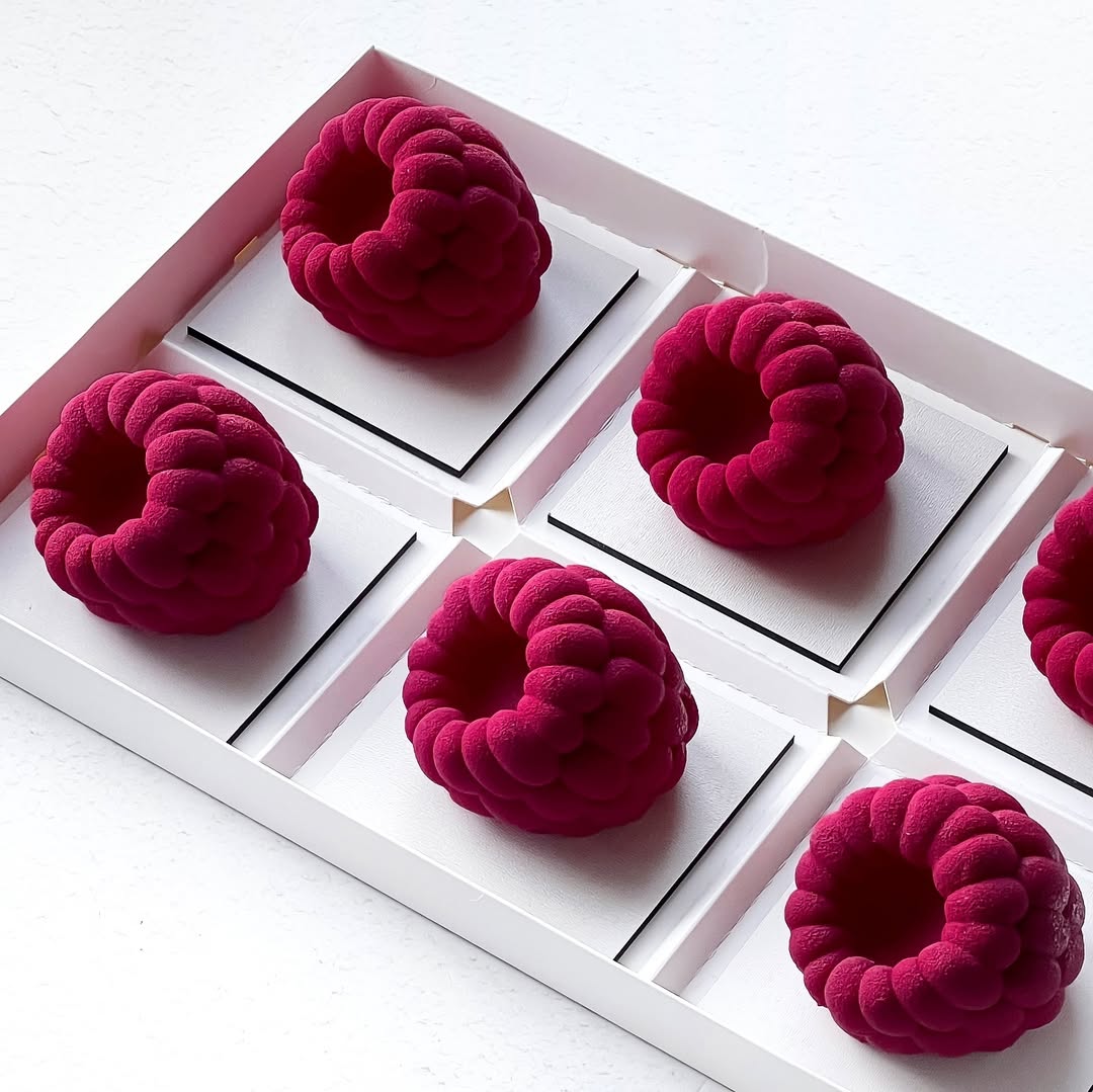 6/12/24-Cell Raspberry Design  - Kitchen Baking Gadgets recension och pris