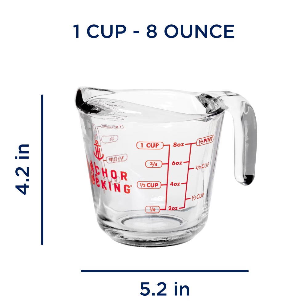 2-Pack Glass Measuring Cups Se - Kitchen With Baking Area recension och pris
