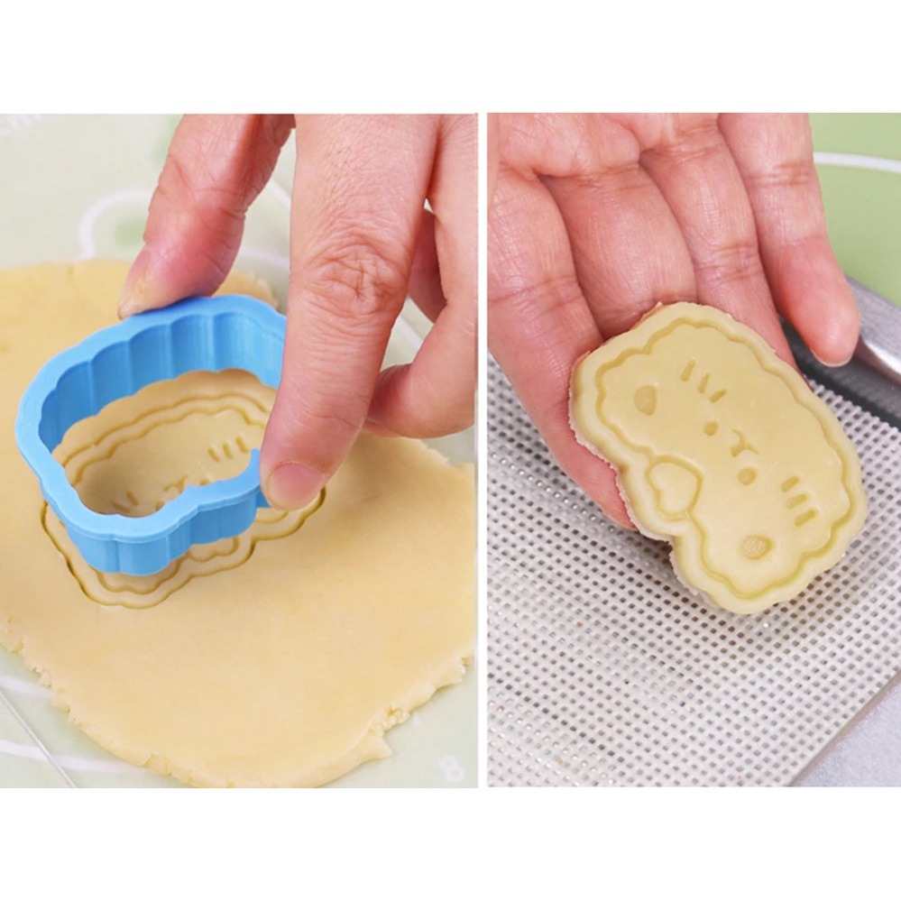 Cookie Mold Stamp Cartoon Saus - Kitchen Equipment For Baking recension och pris