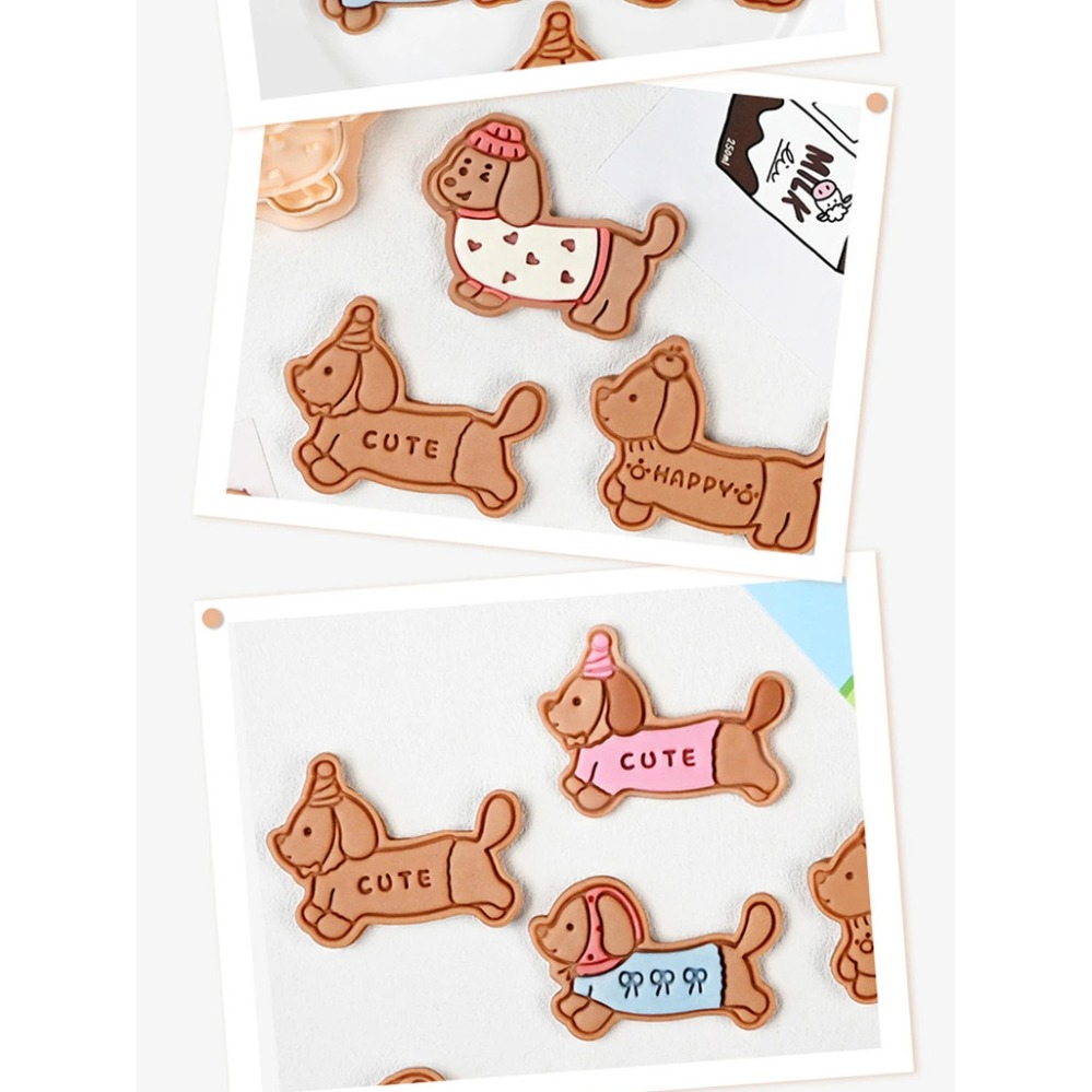 Cookie Mold Stamp Cartoon Saus - Kitchen Equipment For Baking recension och pris