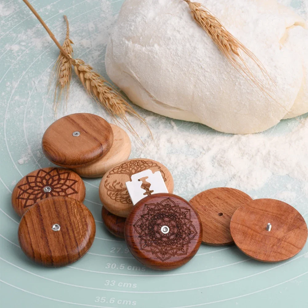Bread Bakery Lame Tools Wooden - Dough Scraper Curved recension och pris