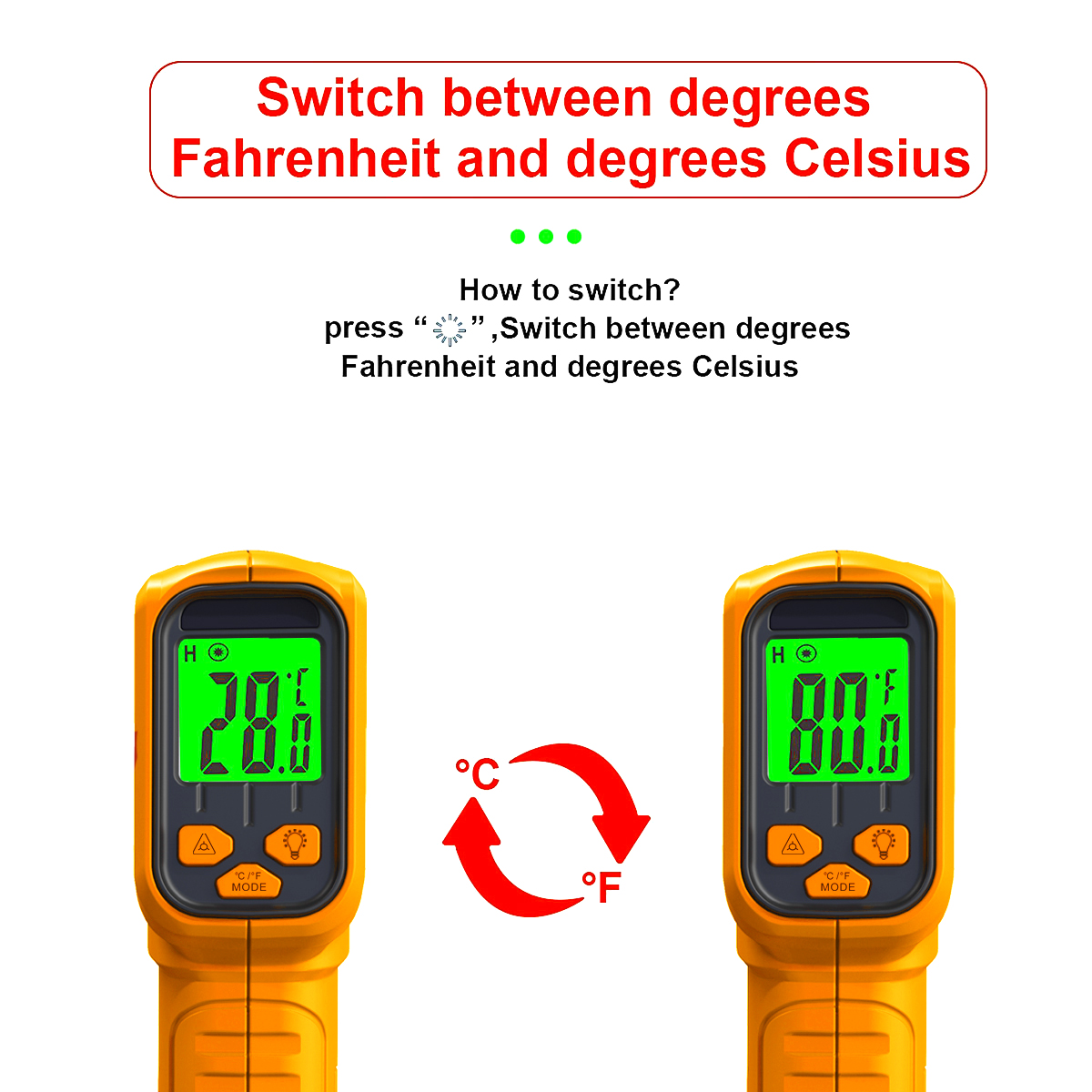 Infrared Thermometer Non-Conta - Kitchen Equipment For Baking recension och pris