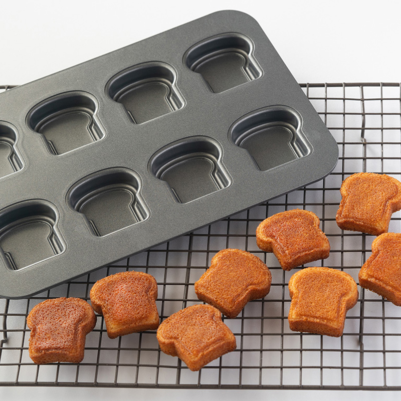 8 Cavity Toast Bread Pattern C - Kitchen Baking Gadgets recension och pris