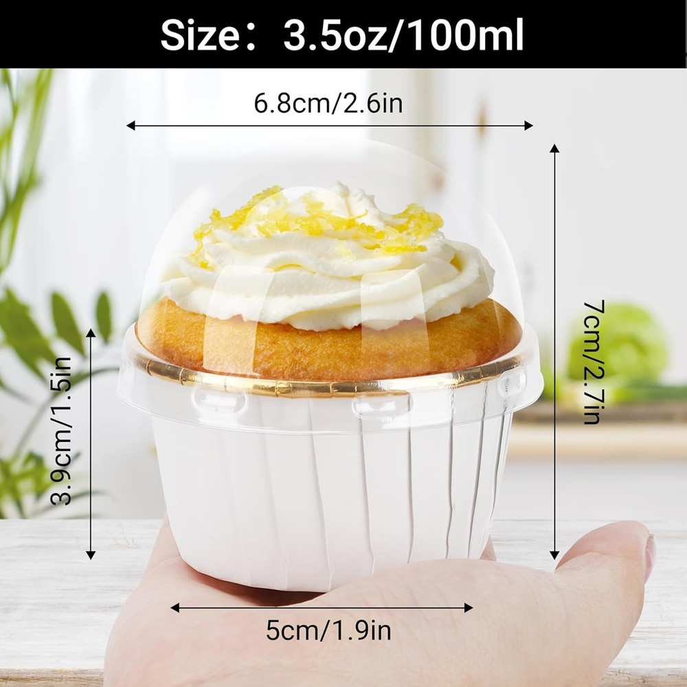 50 pcs Muffins Cup Paper Cupca - Kitchen Equipment For Baking recension och pris