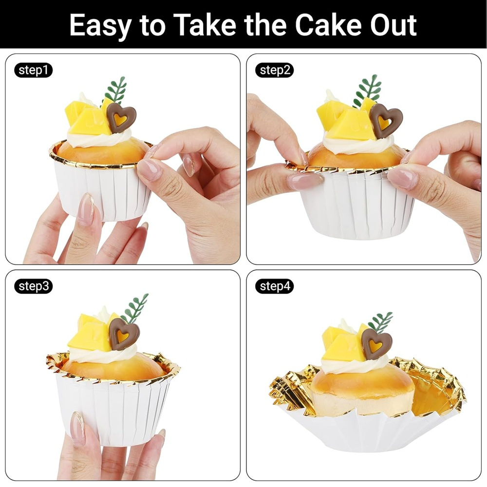 50 pcs Muffins Cup Paper Cupca - Kitchen Equipment For Baking recension och pris