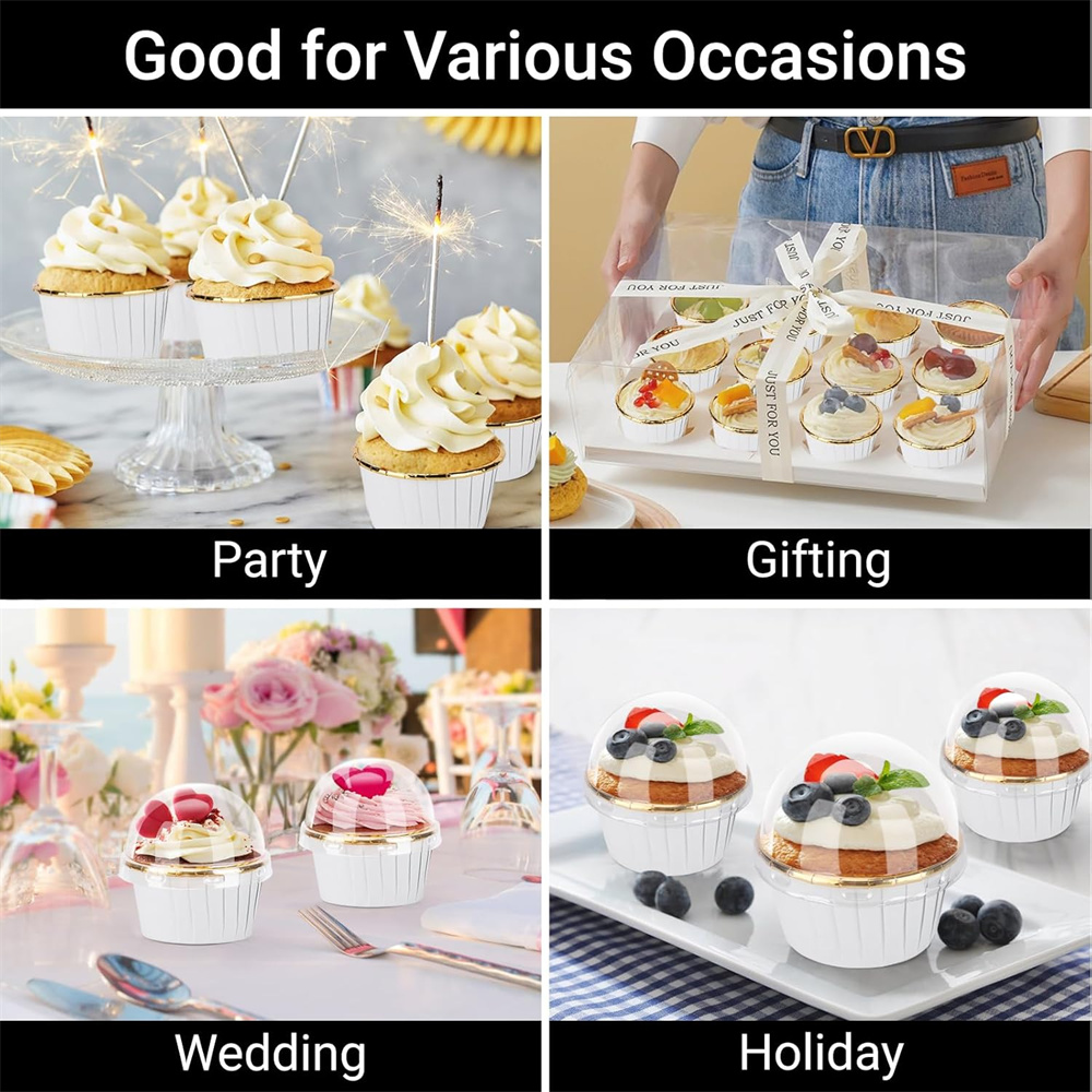 50 pcs Muffins Cup Paper Cupca - Kitchen Equipment For Baking recension och pris