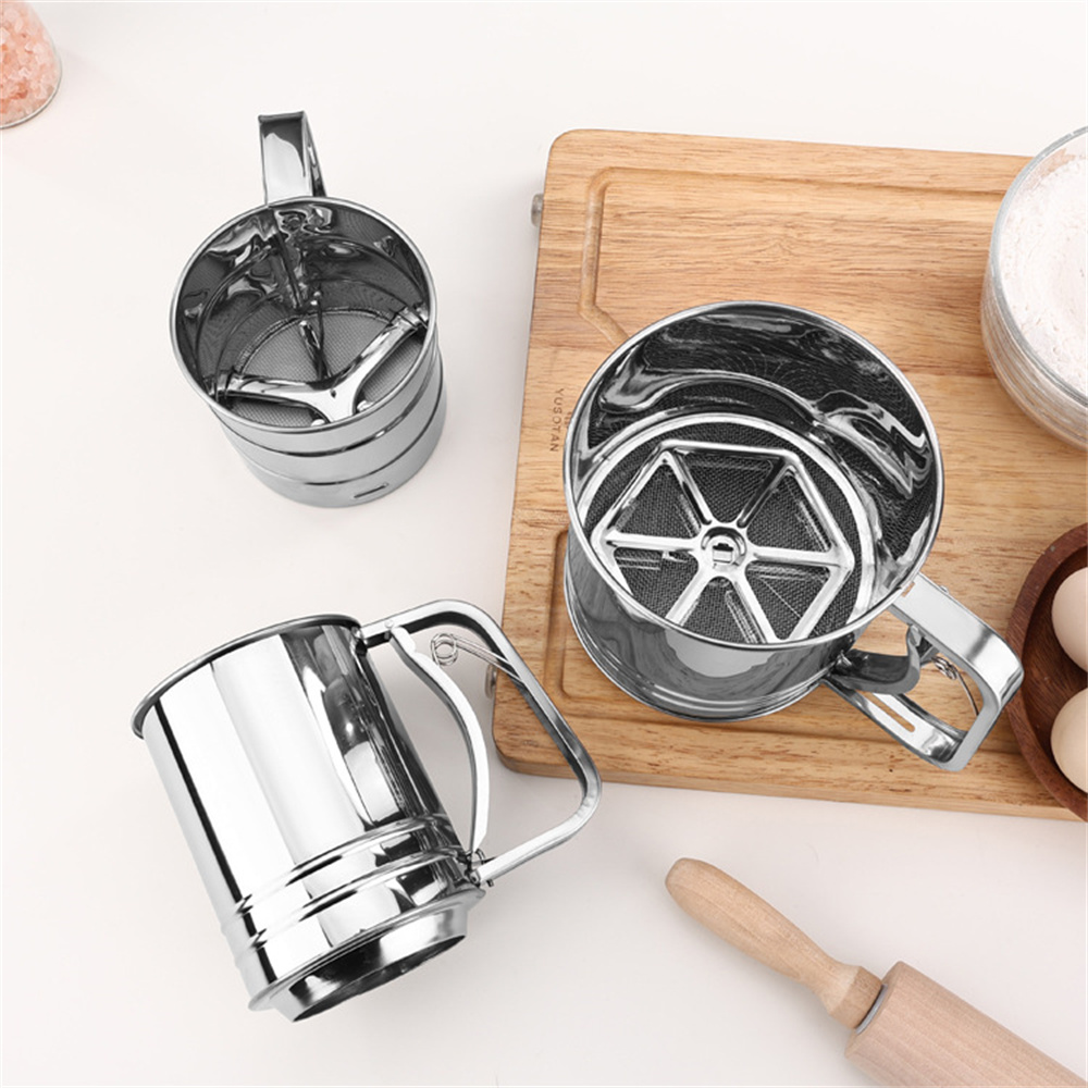 1/2pcs Stainless Steel Flour S - Baking Powder Kitchen recension och pris