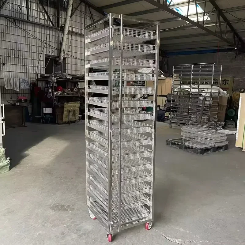 Bakery Stainless Steel 15 Laye - Kitchen Baking Trolley recension och pris
