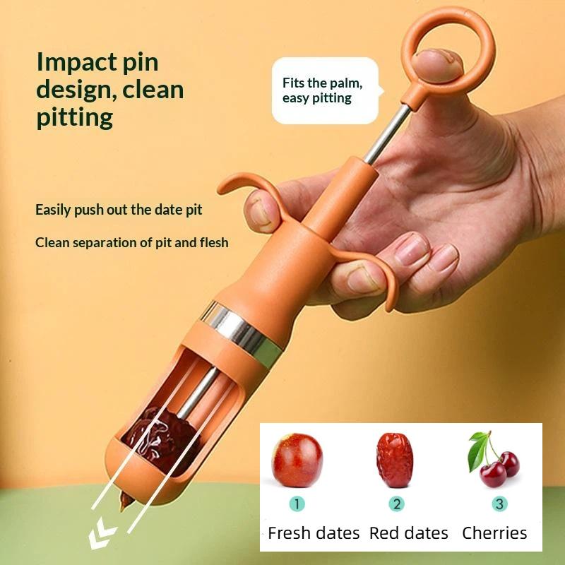 One-Second Cherry Pitter Stain - Kitchen Baking Gadgets recension och pris