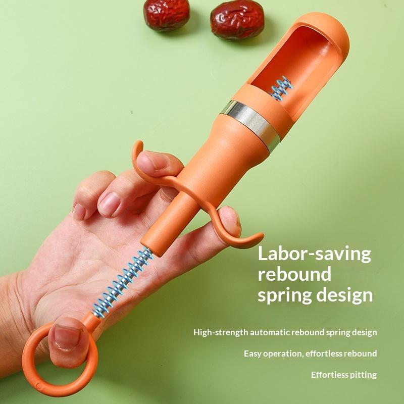 One-Second Cherry Pitter Stain - Kitchen Baking Gadgets recension och pris