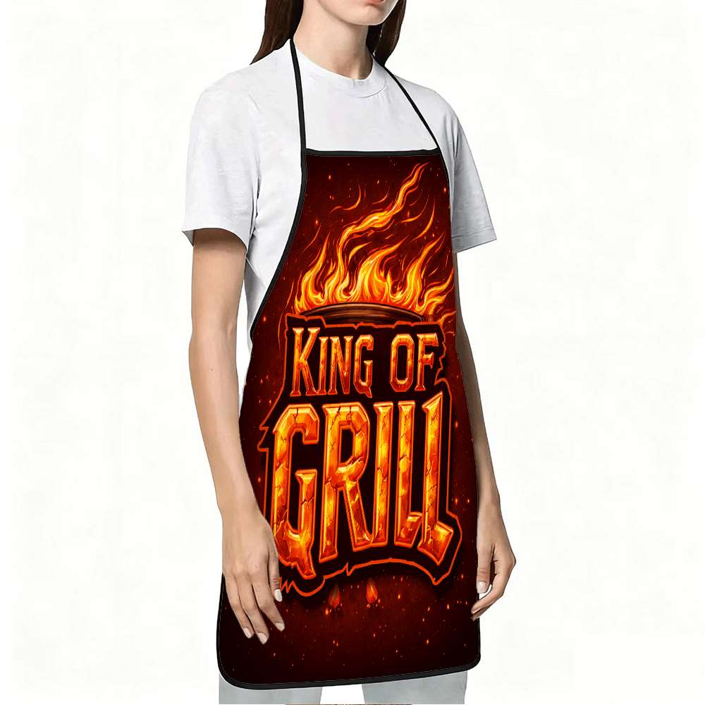 1 Piece of Bbq King Apron, Bbq - Kitchen Baking Gift Ideas recension och pris