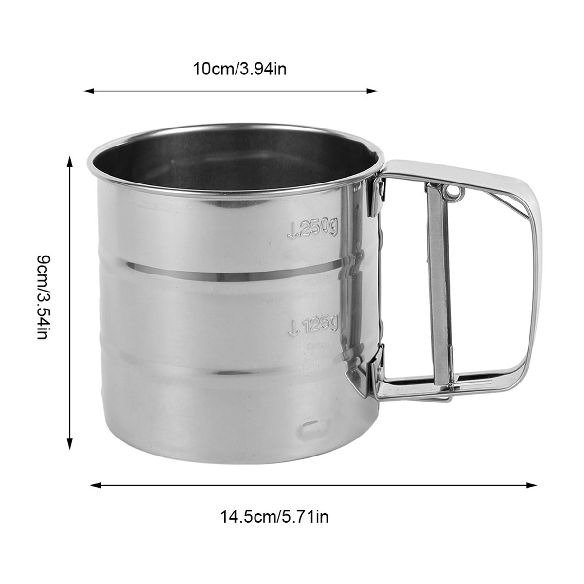 Sifter Strainer Stainless Stee - Baking Powder Kitchen recension och pris