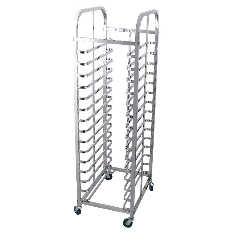 Stainless Steel 15-Tier Double - Kitchen Baking Trolley recension och pris
