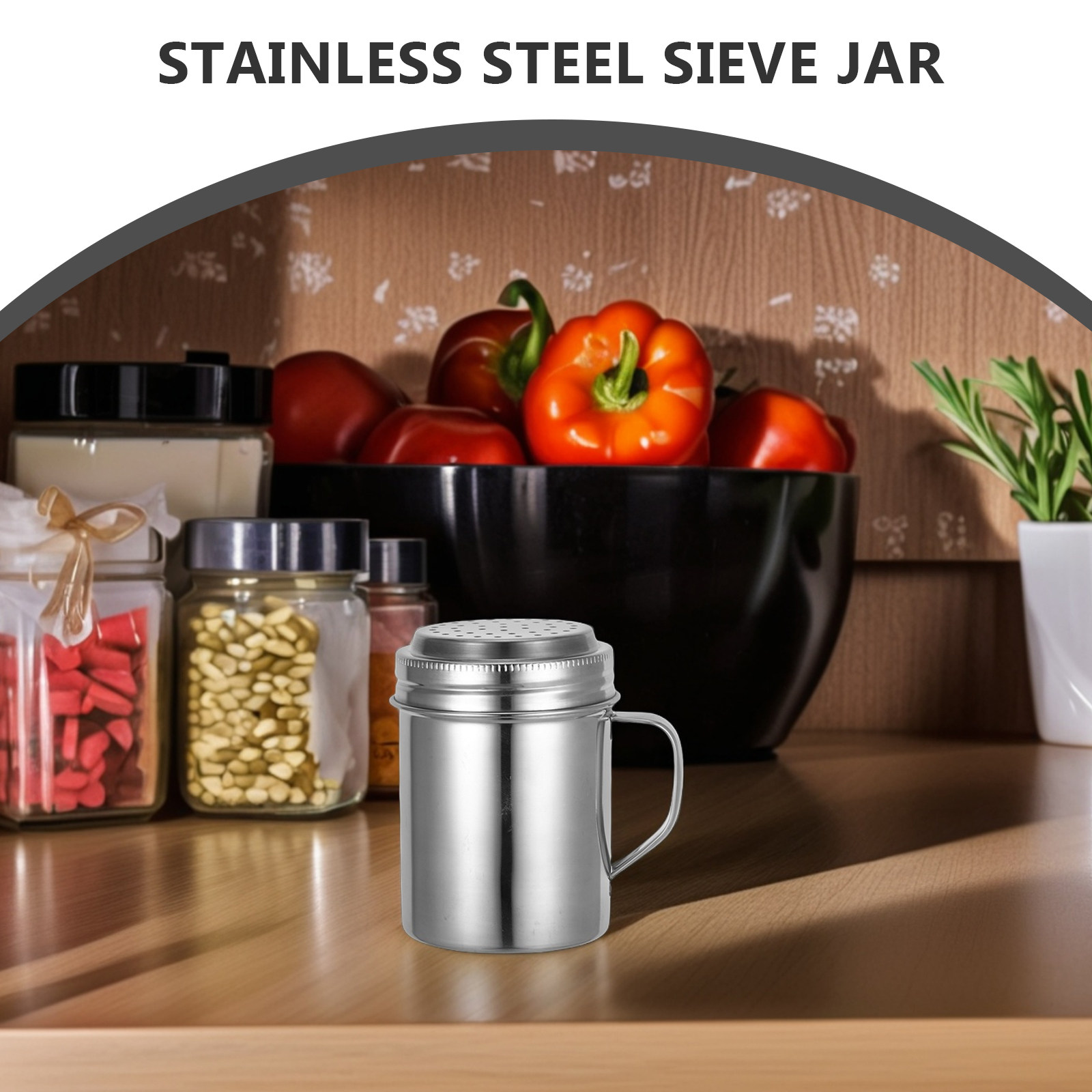 Stainless Steel Fine Mesh Powd - Baking Powder Kitchen recension och pris