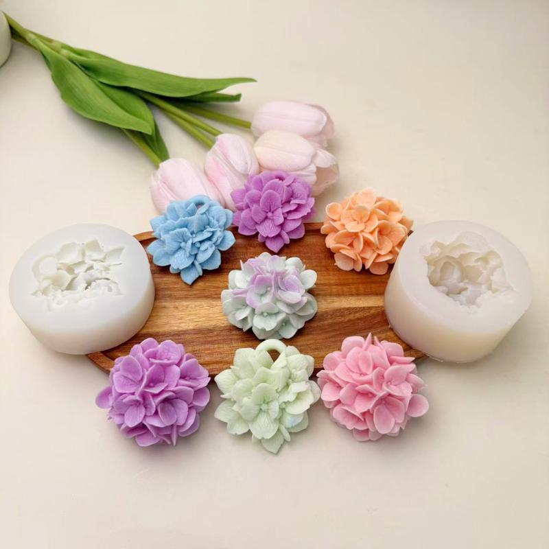 ●Hydrangea Flower Silicone Mol - Kitchen Baking Gadgets recension och pris