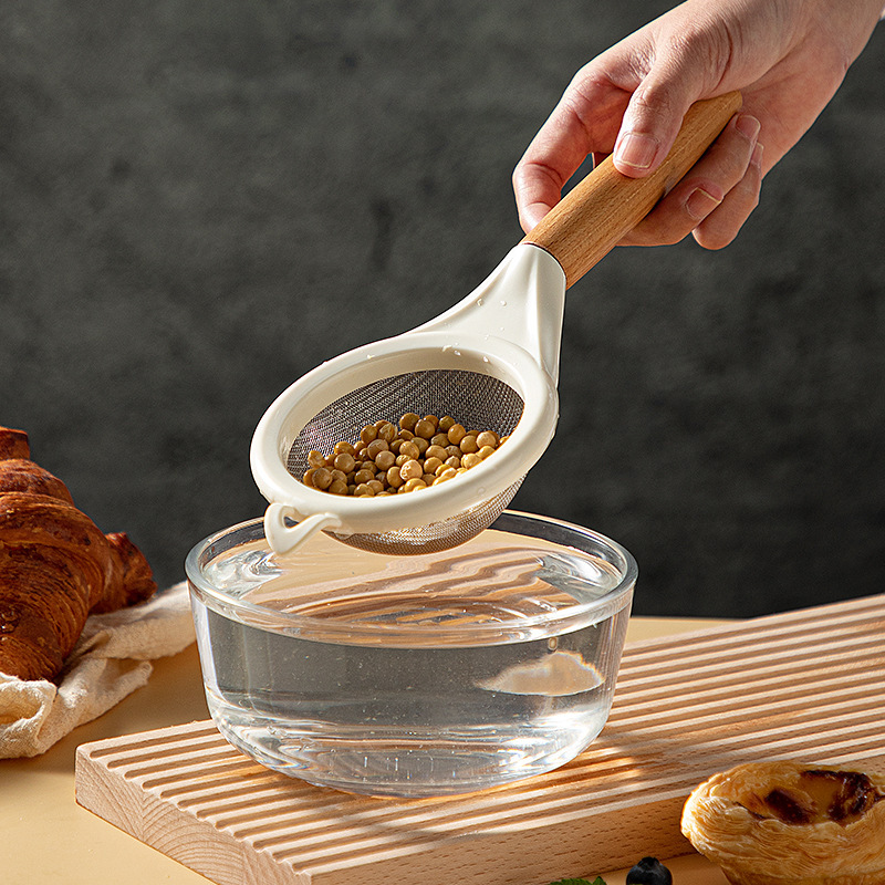 New type wooden handle flour s - Baking Powder Kitchen recension och pris