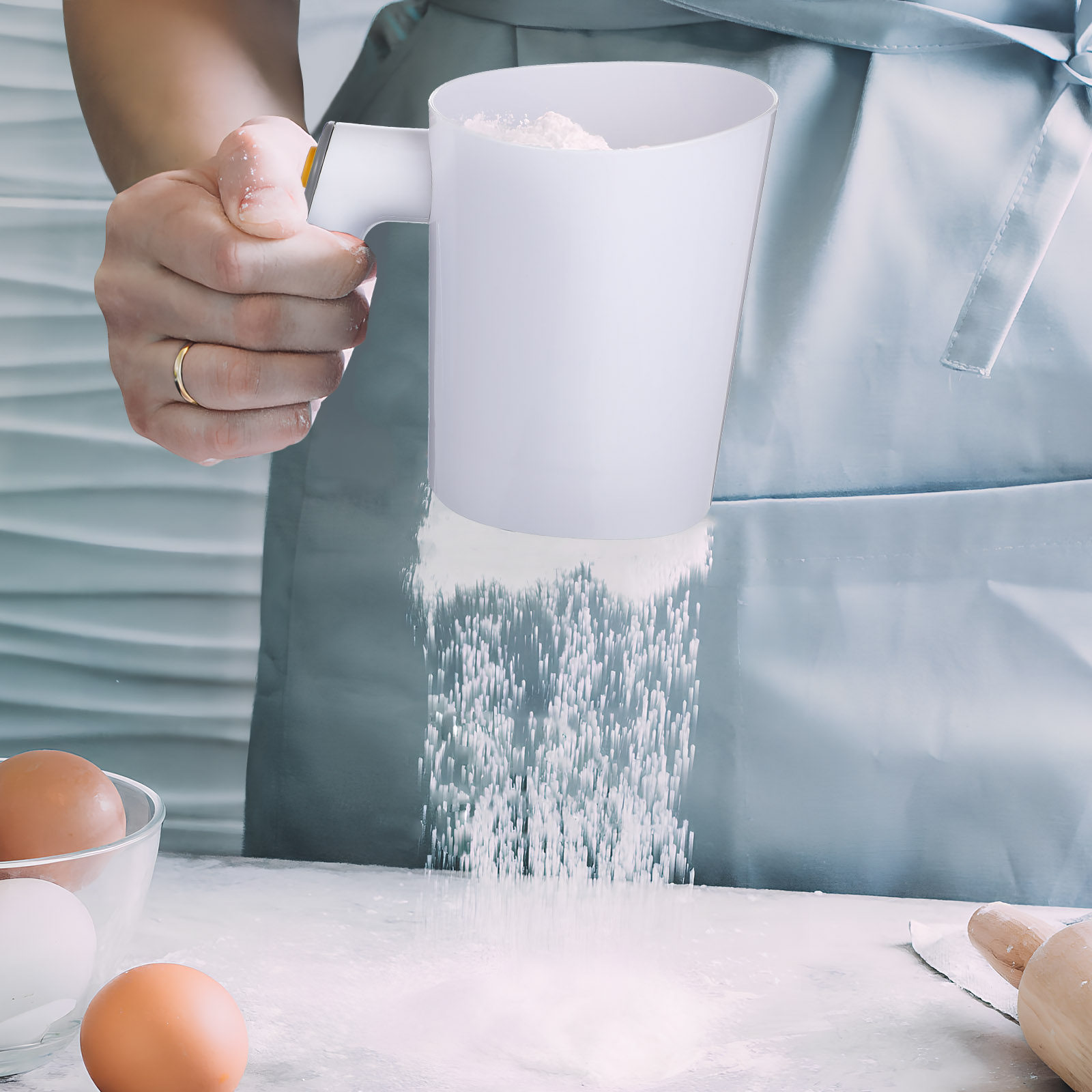 Handheld Electric Flour Sifter - Baking Powder Kitchen recension och pris