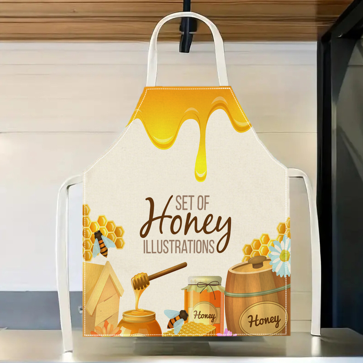 1pc Honey Bee Apron Sweet Kitc - Kitchen Baking Gift Ideas recension och pris