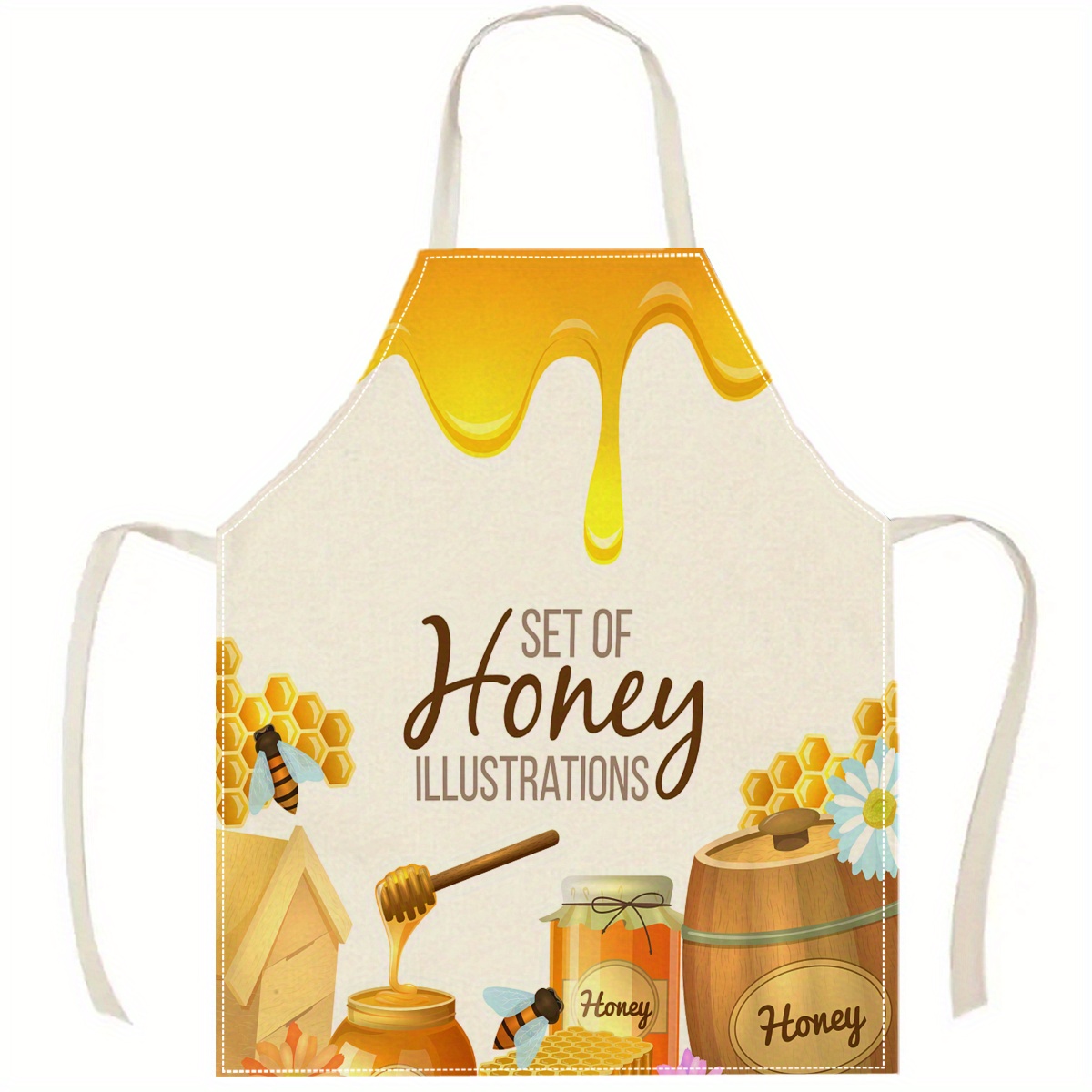 1pc Honey Bee Apron Sweet Kitc - Kitchen Baking Gift Ideas recension och pris