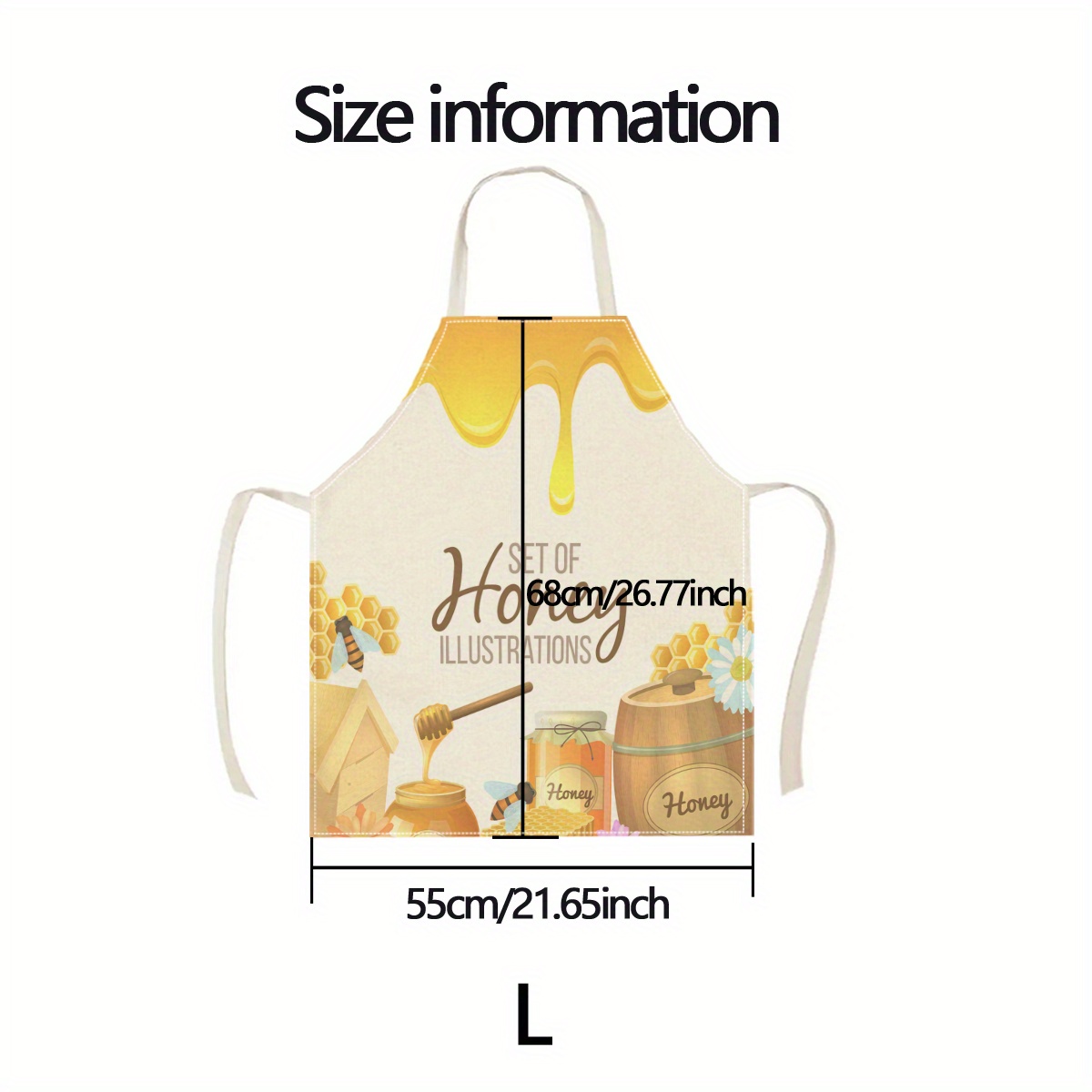 1pc Honey Bee Apron Sweet Kitc - Kitchen Baking Gift Ideas recension och pris