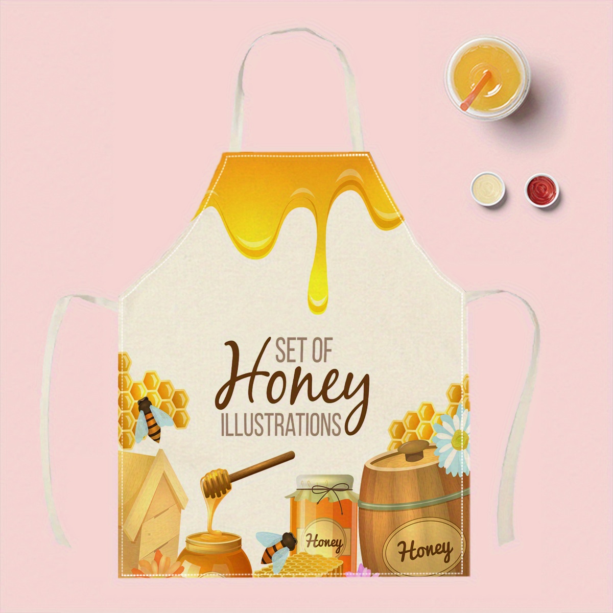 1pc Honey Bee Apron Sweet Kitc - Kitchen Baking Gift Ideas recension och pris