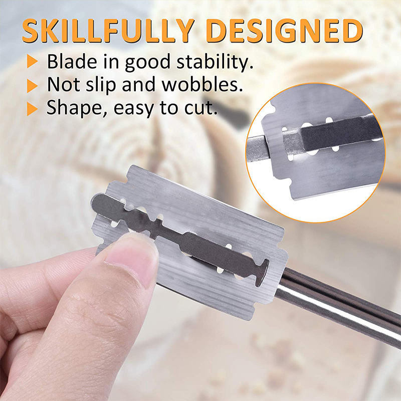 Plastic/Wooden Bread Lame Tool - Dough Scraper Curved recension och pris