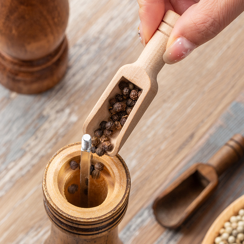 2/5PCS Wooden Coffee Scoop Set - Baking Powder Kitchen recension och pris