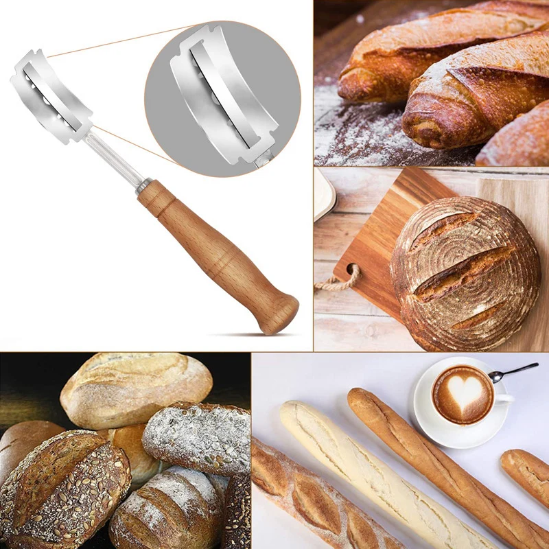 Dough Bread Pastry Cutter with - Dough Scraper Curved recension och pris