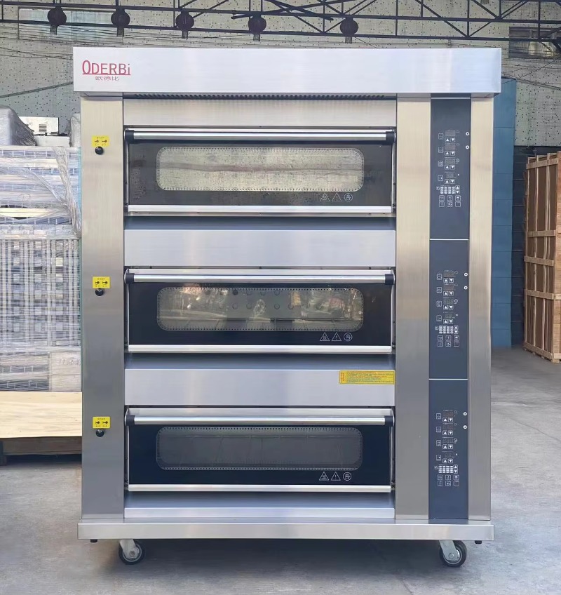 Customized Commercial 3 Deck 6 - Commercial Kitchen Baking Oven recension och pris