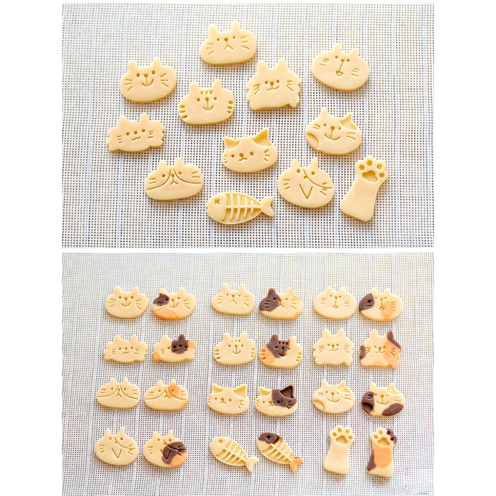 Cute Kitten DIY Stamp Cookie C - Kitchen Equipment For Baking recension och pris