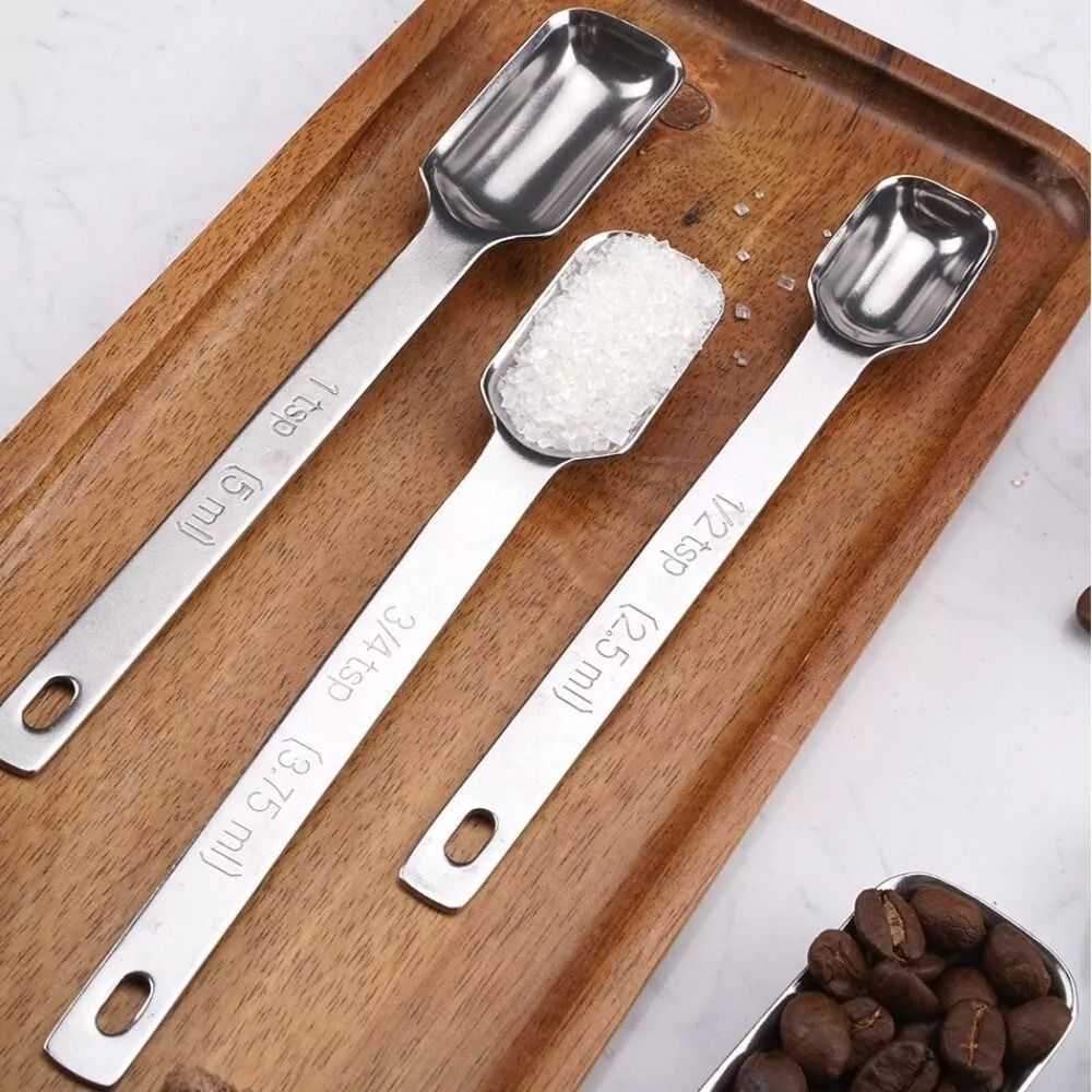 6Pcs Stainless Steel Measuring - Baking Powder Kitchen recension och pris