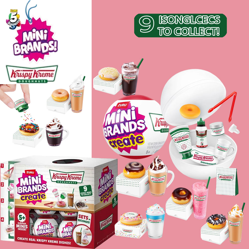 Zuru Mini Brands Krispy Kreme  - Miniature Baking Kitchen recension och pris