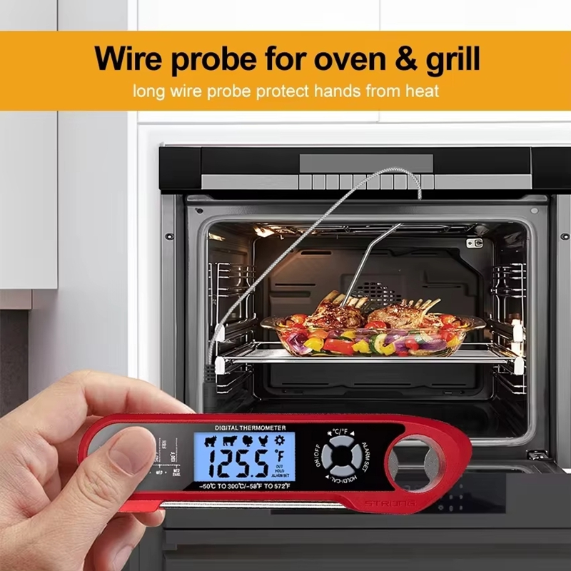 Meat Thermometer Dual-Probe Di - Kitchen Equipment For Baking recension och pris