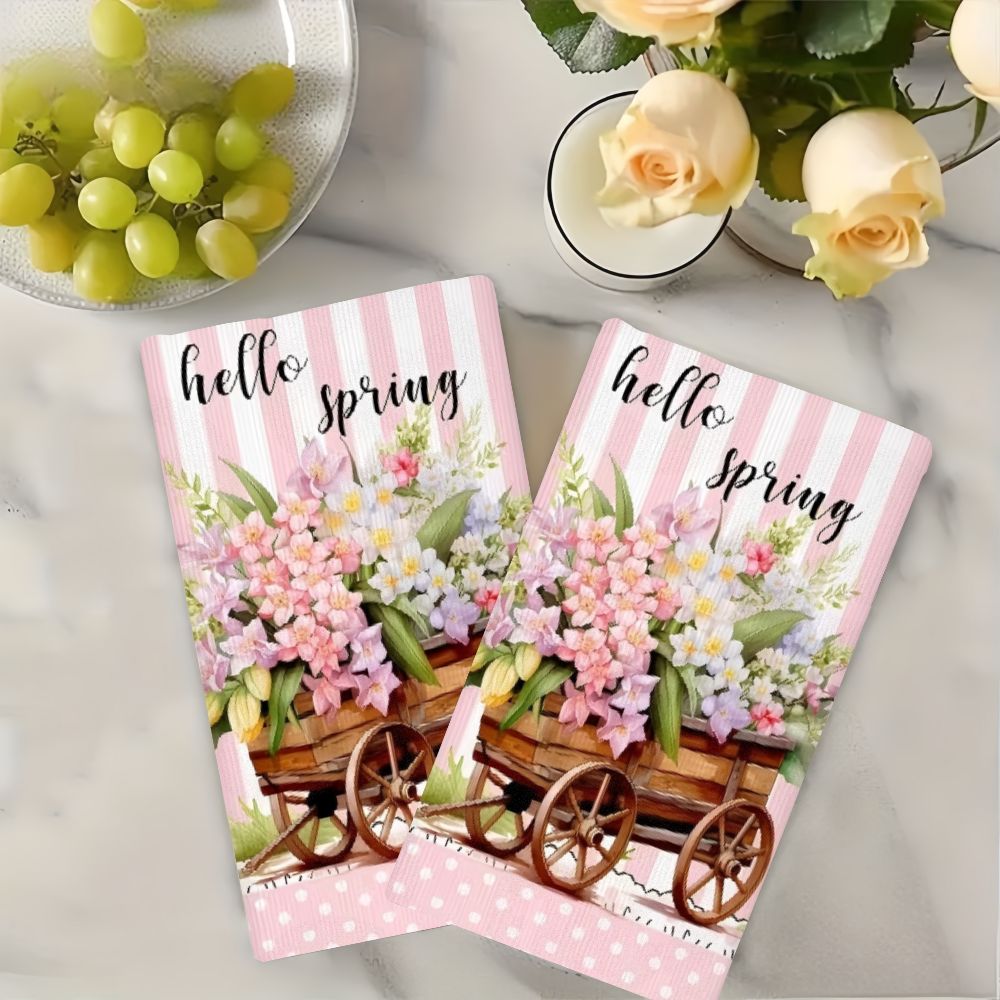 2Pcs, Spring Flower Cart Kitch - Kitchen Baking Cart recension och pris
