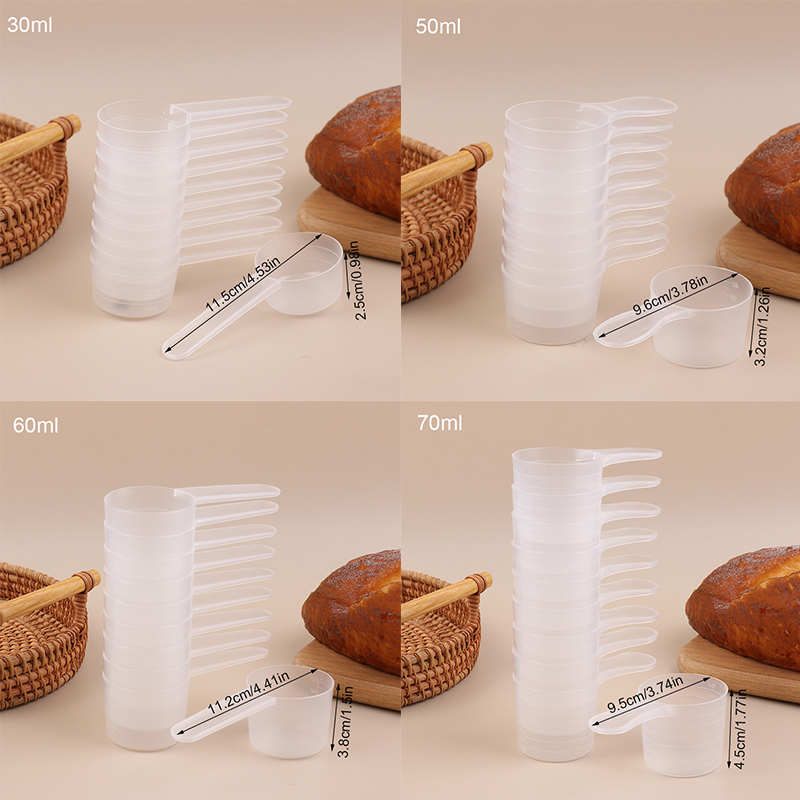 10Pcs 15/25/30/35g Transparent - Baking Powder Kitchen recension och pris