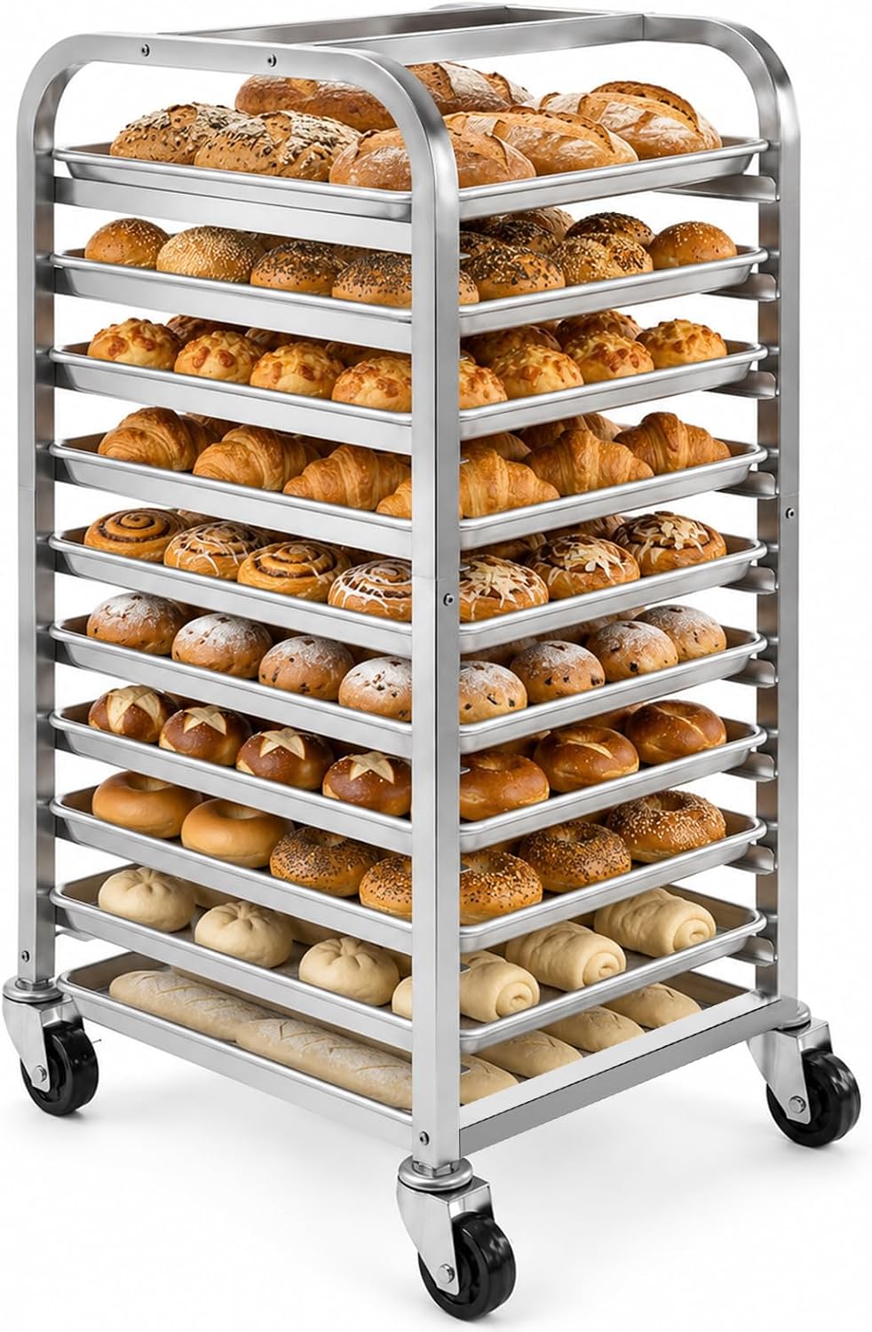10 Tier Stainless Steel Sheet  - Kitchen Baking Cart recension och pris