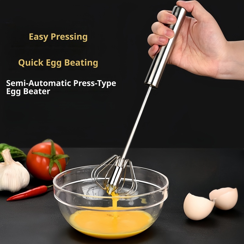 Stainless Steel Egg Beater Dur - Kitchen Baking Mixer recension och pris