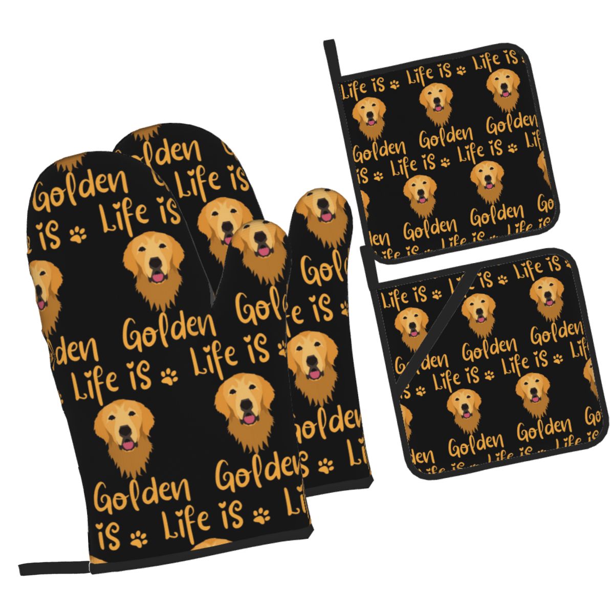 GOLDEN RETRIEVER Quote Oven Mi - Kitchen Baking Quotes recension och pris