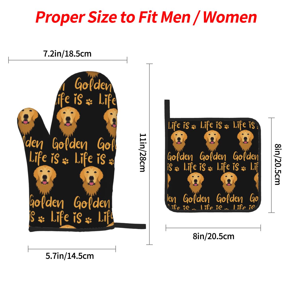 GOLDEN RETRIEVER Quote Oven Mi - Kitchen Baking Quotes recension och pris